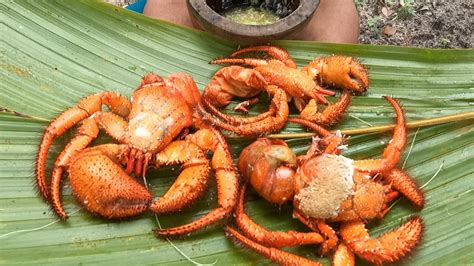 Coconut Crab Cooking