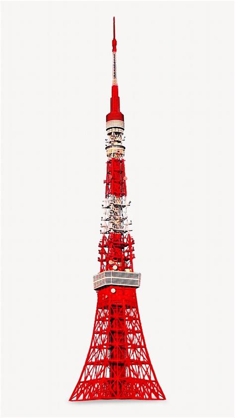 Tokyo tower landmark isolated image | Free Photo - rawpixel