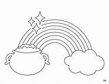 Pot Of Gold Templates & Coloring Pages  33 Printabulls sketch template