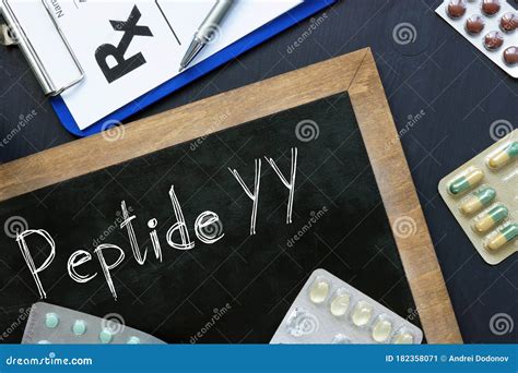 Peptide YY is Shown on the Conceptual Medical Photo Stock Image - Image ...