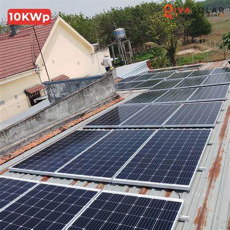 Giá lắp đặt điện mặt trời hòa lưới 3 pha 10KW - GIVASOLAR