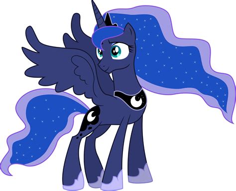 Princess Luna Smiling by illumnious on DeviantArt