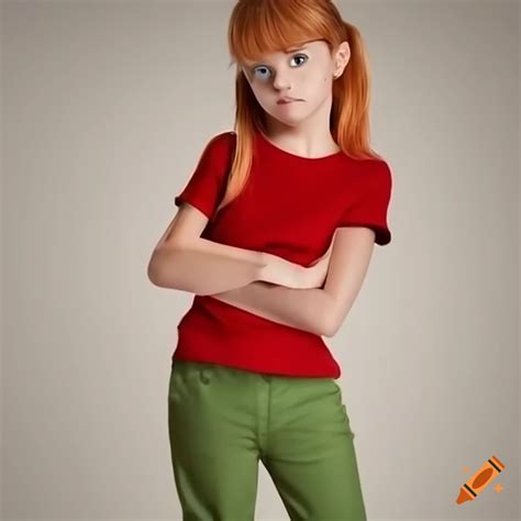 Realistic depiction of penny from inspector gadget on Craiyon