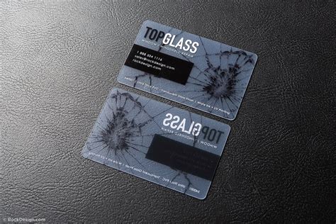 Clear PVC Business Cards