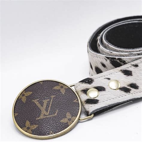 Louis Vuitton Belt Buckle with cowhide belt – Chic Verte | Louis ...