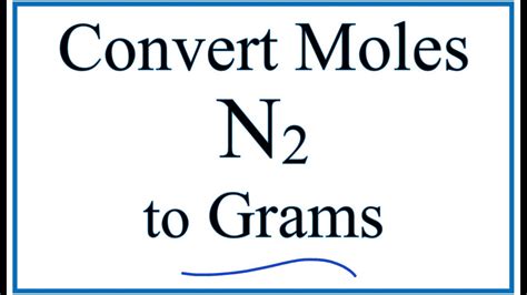 Molar Mass of N2 - SeamusfinRamsey