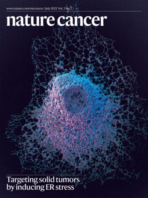 ERX-41 Paper image selected for Nature Cancer cover - etira