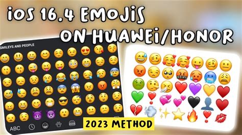 Get iOS 16.4 Emojis on Huawei/Honor (New Method) - YouTube