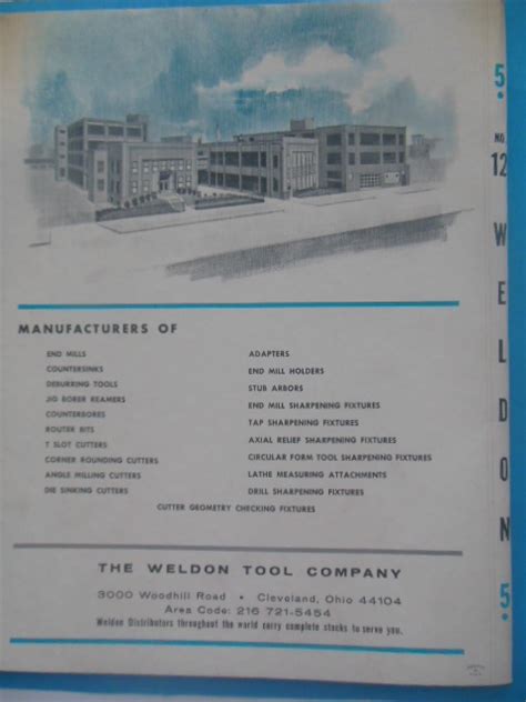 Weldon Tools Catalog No. 12 (1978)