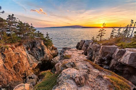 Gorgeous Sunset | Acadia national park, National parks, Acadia national ...