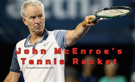 John McEnroe's Tennis Racket: The Dunlop Max200G - Miami Mavericks Tennis