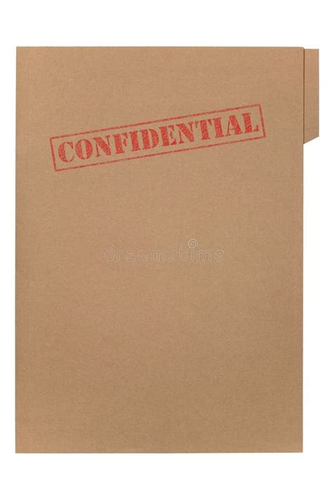 Confidential file stock image. Image of buff, document - 6268181