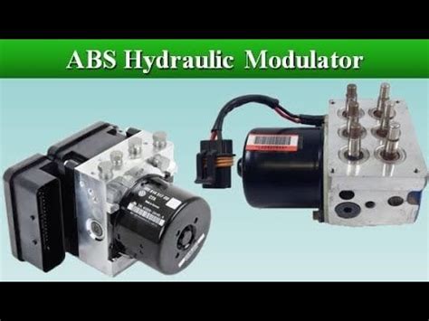 ABS Hydraulic Modulator Types & Components | Modulators, Hydraulic, Abs