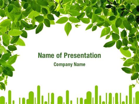 Green Leaves PowerPoint Templates - Green Leaves PowerPoint Backgrounds ...