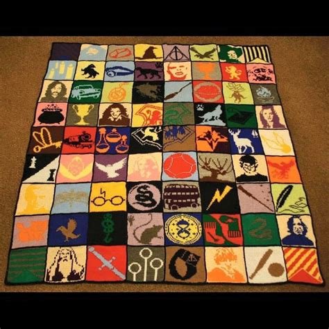 Harry potter crochet, Harry potter blanket, Harry potter knit