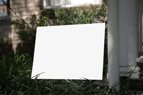 Free Yard Sign Mockup Images - Instant, Easy & Online