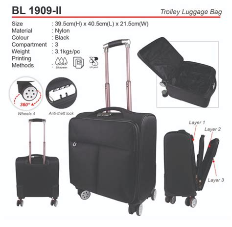 Trolley Luggage Bag (BL1909-II) – Premium Gift Supplier