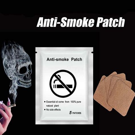 Fashion Anti-smoke 5 Pieces Patches Stop Smoking Cigarette Nicotine ...