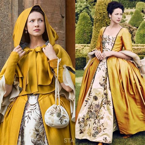 Caitriona Balfe as Claire Fraser in "Outlander" (2014-). Costume design ...