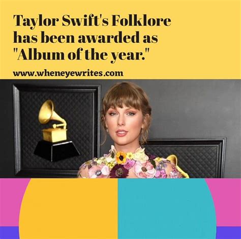 Taylor Swift - Grammy Awards | Album of the year, Grammy awards, Grammy