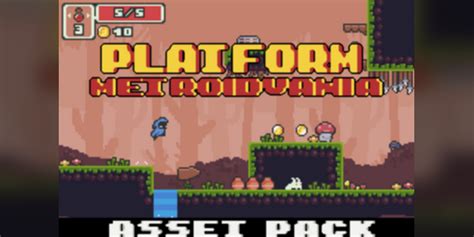 PIXEL ART METROIDVANIA ASSET PACK by o_lobster