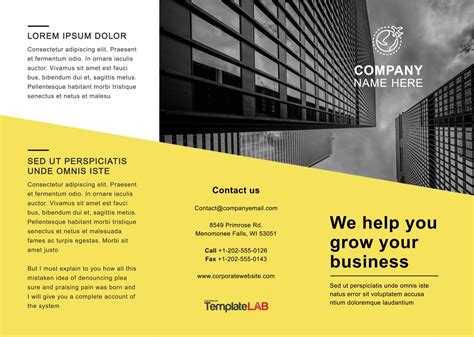 33 FREE Brochure Templates (Word + PDF) ᐅ TemplateLab