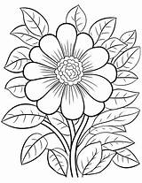75 Flower Coloring Pages Free Cute Sheets sketch template
