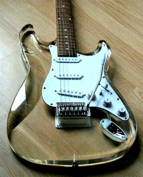 Clear guitar | Music guitar, Fender guitars, Cool electric guitars