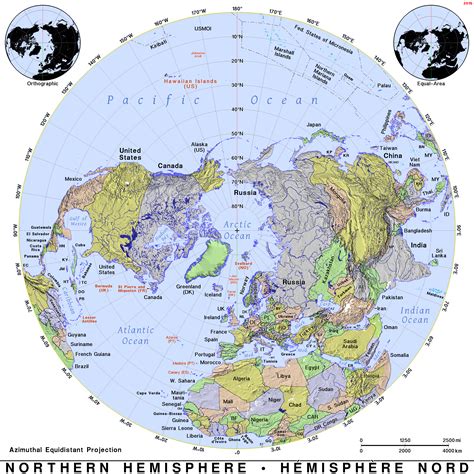 Map Of Northern Hemisphere - Campus Map