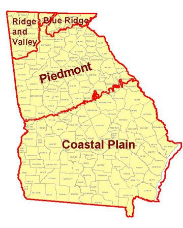 Coastal Plains Topography