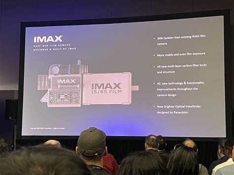 IMAX reveals Next-Gen 70mm Film Cameras (30% quieter, lots of new technical features) | ResetEra