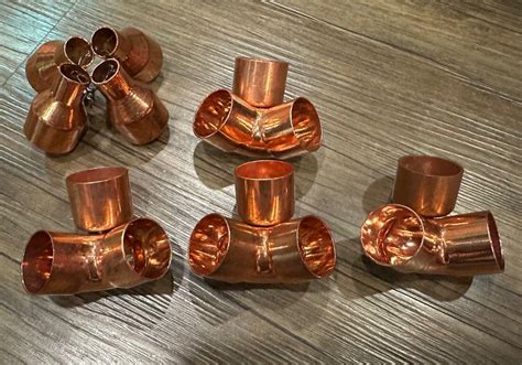 28mm (Outer diameter) Copper Pipe Pyramid Connectors, Furniture & Home Living, Bathroom ...