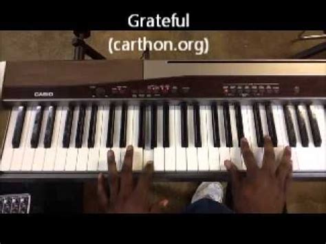 Grateful by Hezekiah Walker (Lafayette Carthon) | Piano tutorials ...