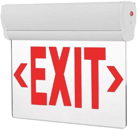 Emergency LED Exit Signs, Battery Backup Exit Signs,