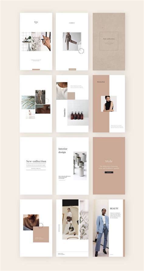 Minimalism - social media template by Digital Brea... - #Brea #Digital ...