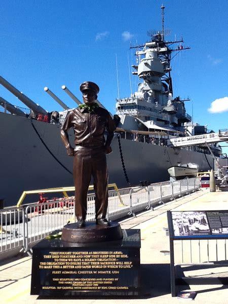 Fleet Admiral Chester W. Nimitz Statue — Naval Order