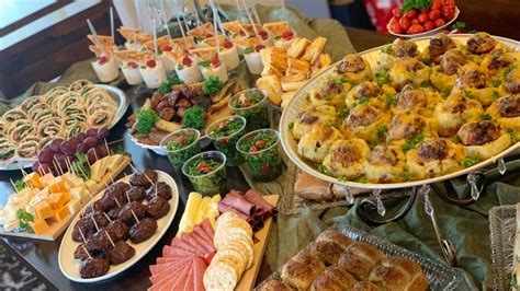 Party Appetizer Buffet Table - Galore Of Flavors - Viva Recipes