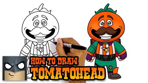 How to Draw Fortnite | Tomatohead - YouTube