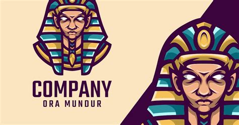 Tutankhamun Logo Mascot, Logos ft. tutankhamun & mascot - Envato Elements