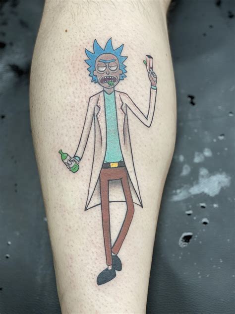 Rick Sanchez by Mike Barentine - Atomic Tattoo ATX : r/tattoos