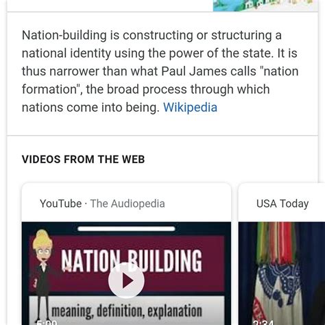 what is nation building - Brainly.in