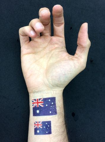 Australia Australian Flag Temporary Tattoo & Party Favors – Premium ...