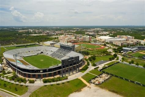 Aerial Photo Spectrum Stadium UCF Campus Editorial Stock Photo - Image ...