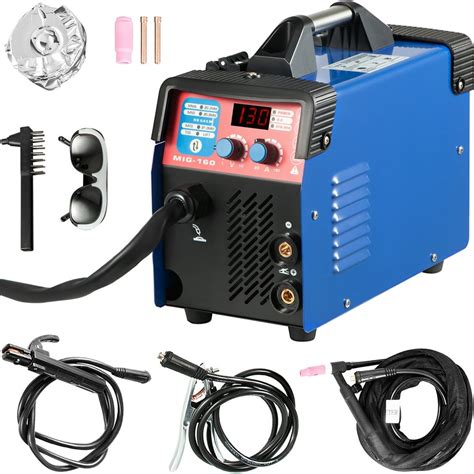 VEVOR MIG Welder, 130A Welding Machine, 3 in 1 Combo MMA/ MIG/ LIFT TIG ...