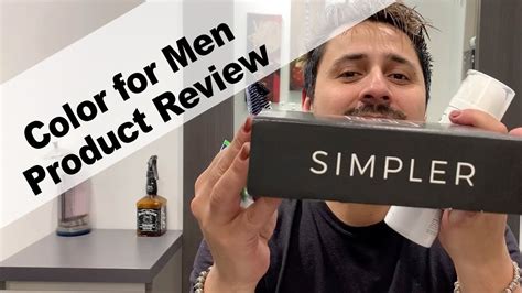 SIMPLER FOR MEN Hair Color product review - YouTube