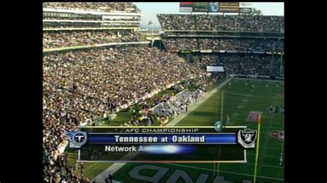 Full NFL Game: 2002 AFC Championship Game - Titans vs. Raiders | NFL ...