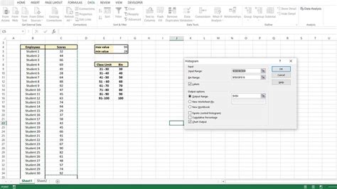 Constructing A Frequency Distribution Table In Excel | Two Birds Home