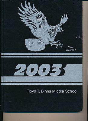 Culpeper VA Floyd Binns Middle School yearbook 2003 Virginia Grades 8-6 ...