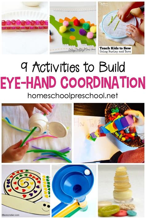 9 Eye Hand Coordination Activities for Tots and Preschoolers | Eye hand coordination activities ...