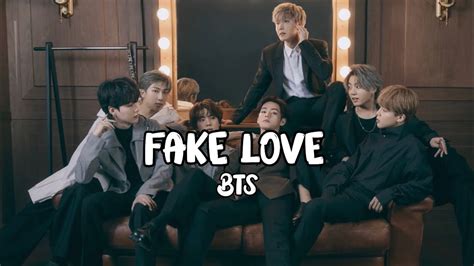 Fake love - BTS ( English Lyrics ) - YouTube